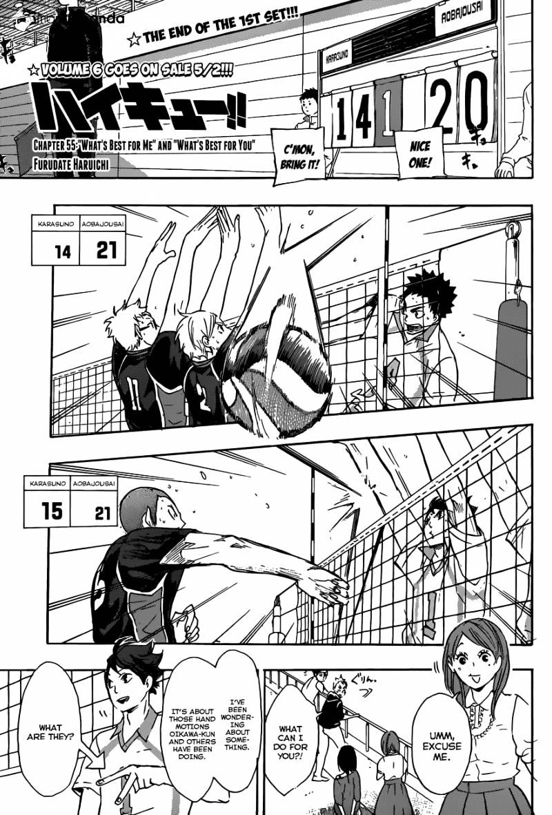 Haikyuu!! - Chapter 55