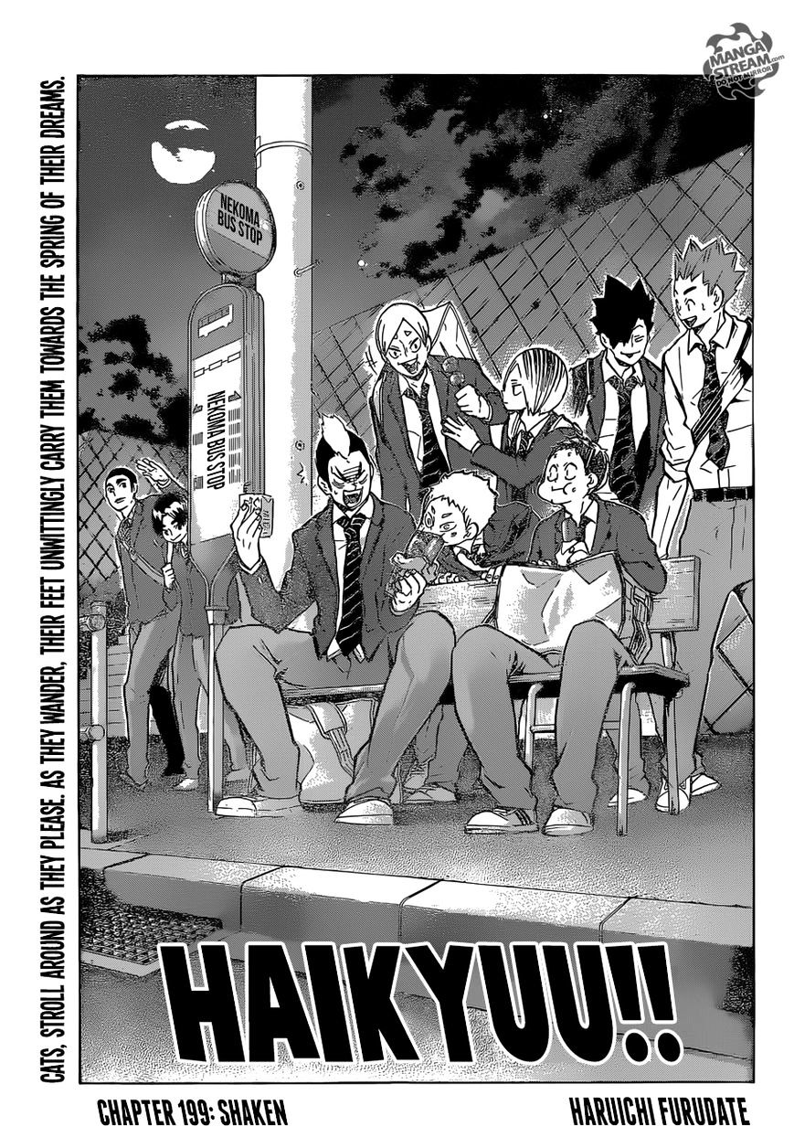 Haikyuu!! - Chapter 199