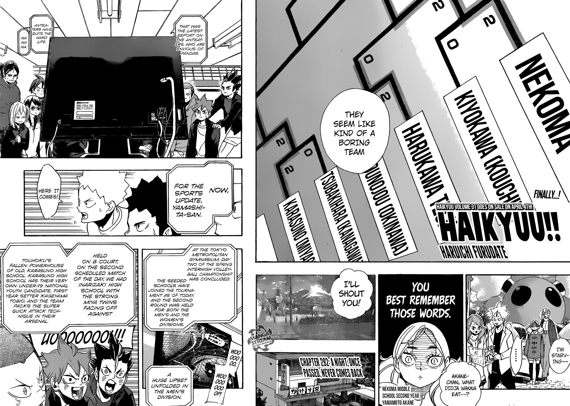 Haikyuu!! - Chapter 292