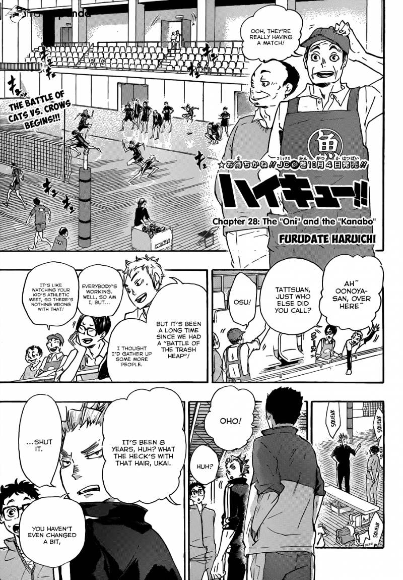 Haikyuu!! - Chapter 28 : The Oni And Kanabo