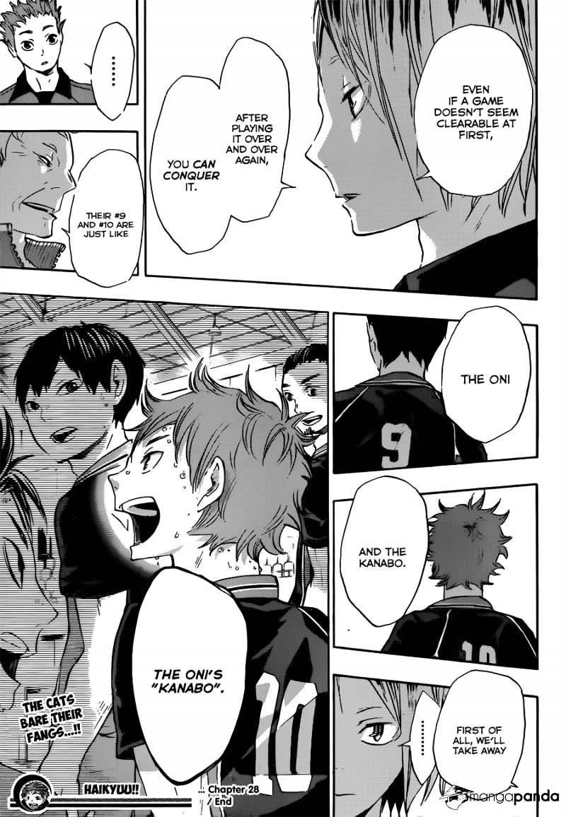 Haikyuu!! - Chapter 28 : The Oni And Kanabo