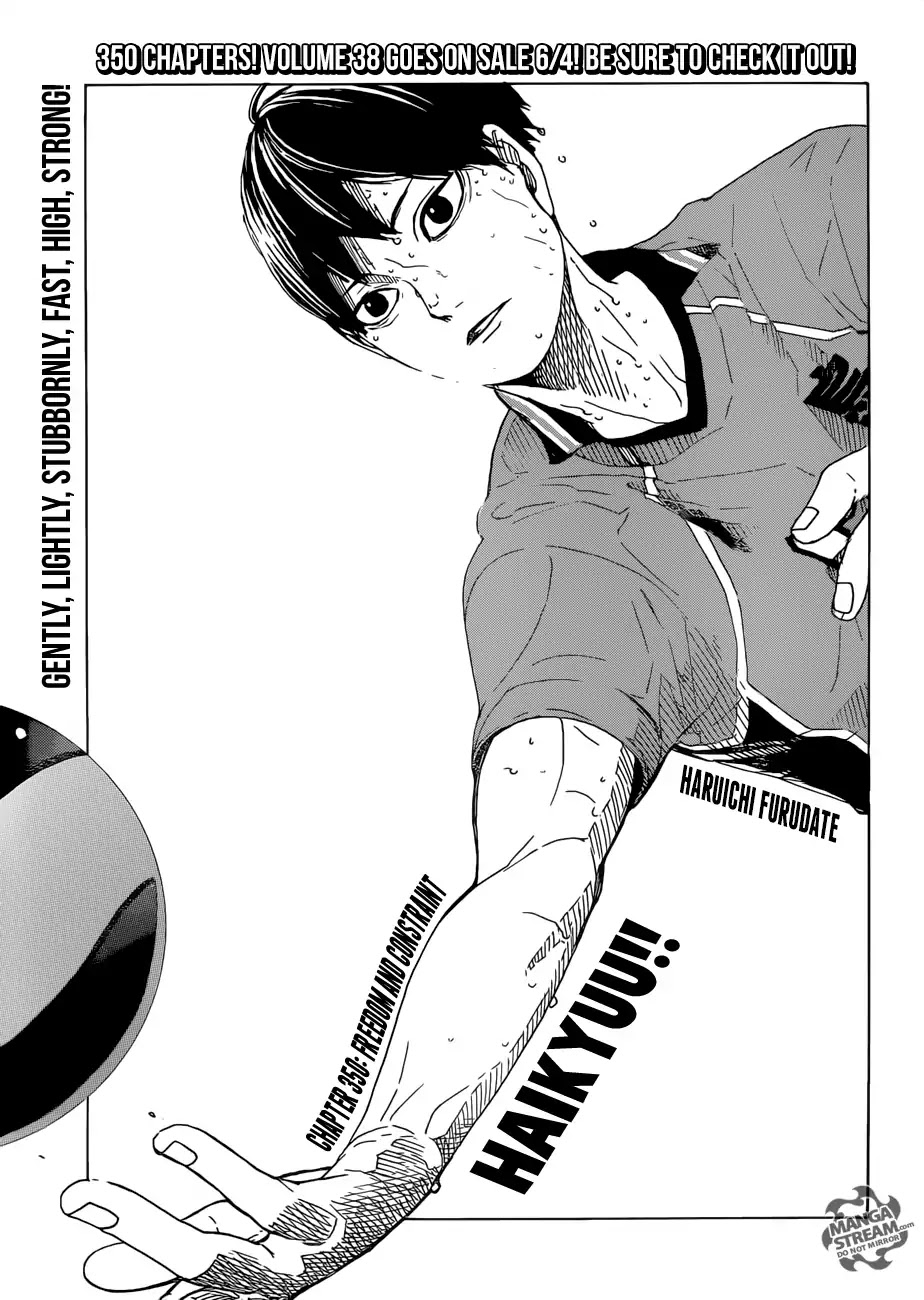 Haikyuu!! - Chapter 350: Freedom And Constraint