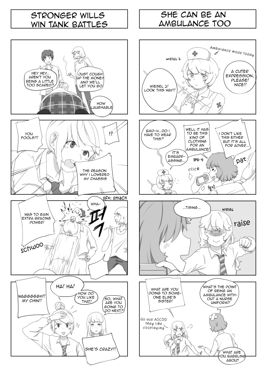 Armored Highschool - Chapter 6 : 4Koma Collection