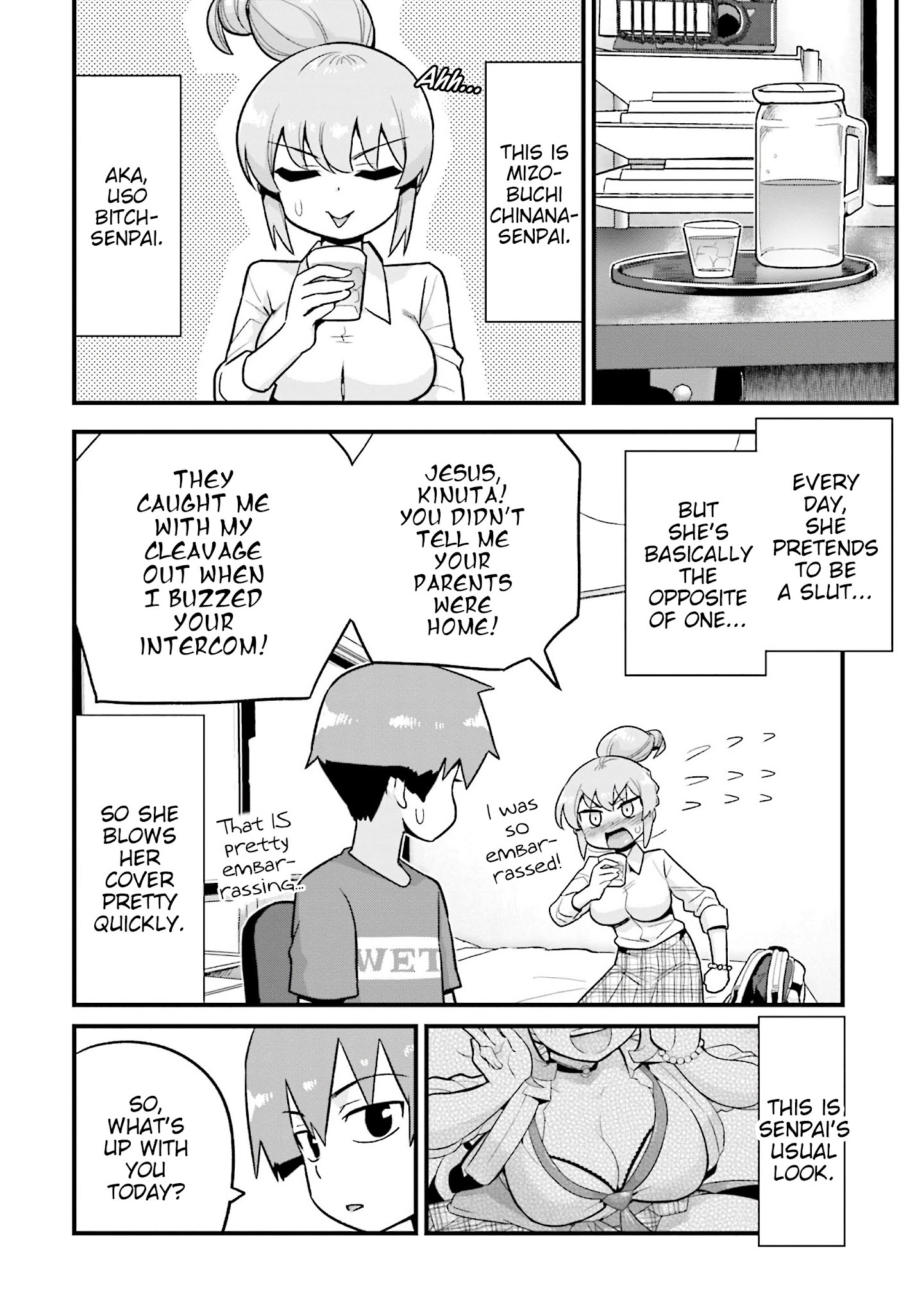 Uso-Bitch Senpai - Chapter 13: Senpai & The Saran Wrap Kiss