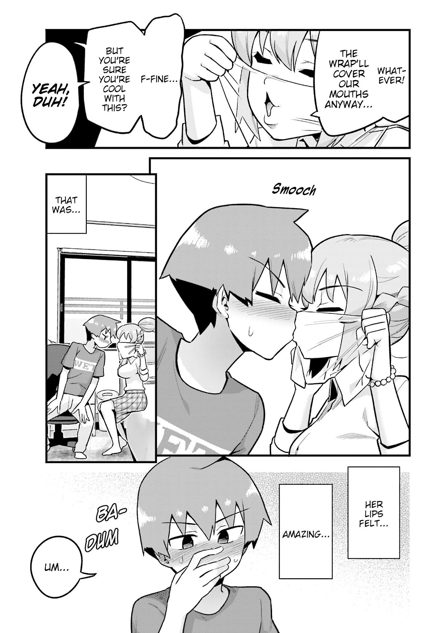 Uso-Bitch Senpai - Chapter 13: Senpai & The Saran Wrap Kiss