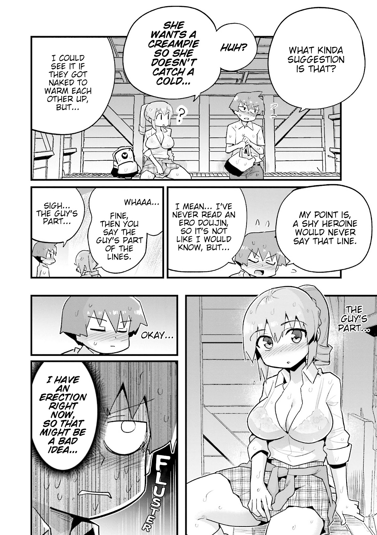 Uso-Bitch Senpai - Chapter 18: Senpai, Rain, & The Bus Stop