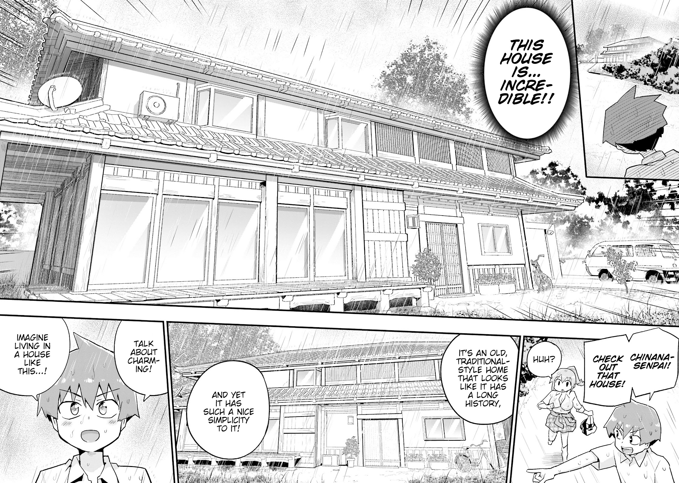 Uso-Bitch Senpai - Chapter 18: Senpai, Rain, & The Bus Stop