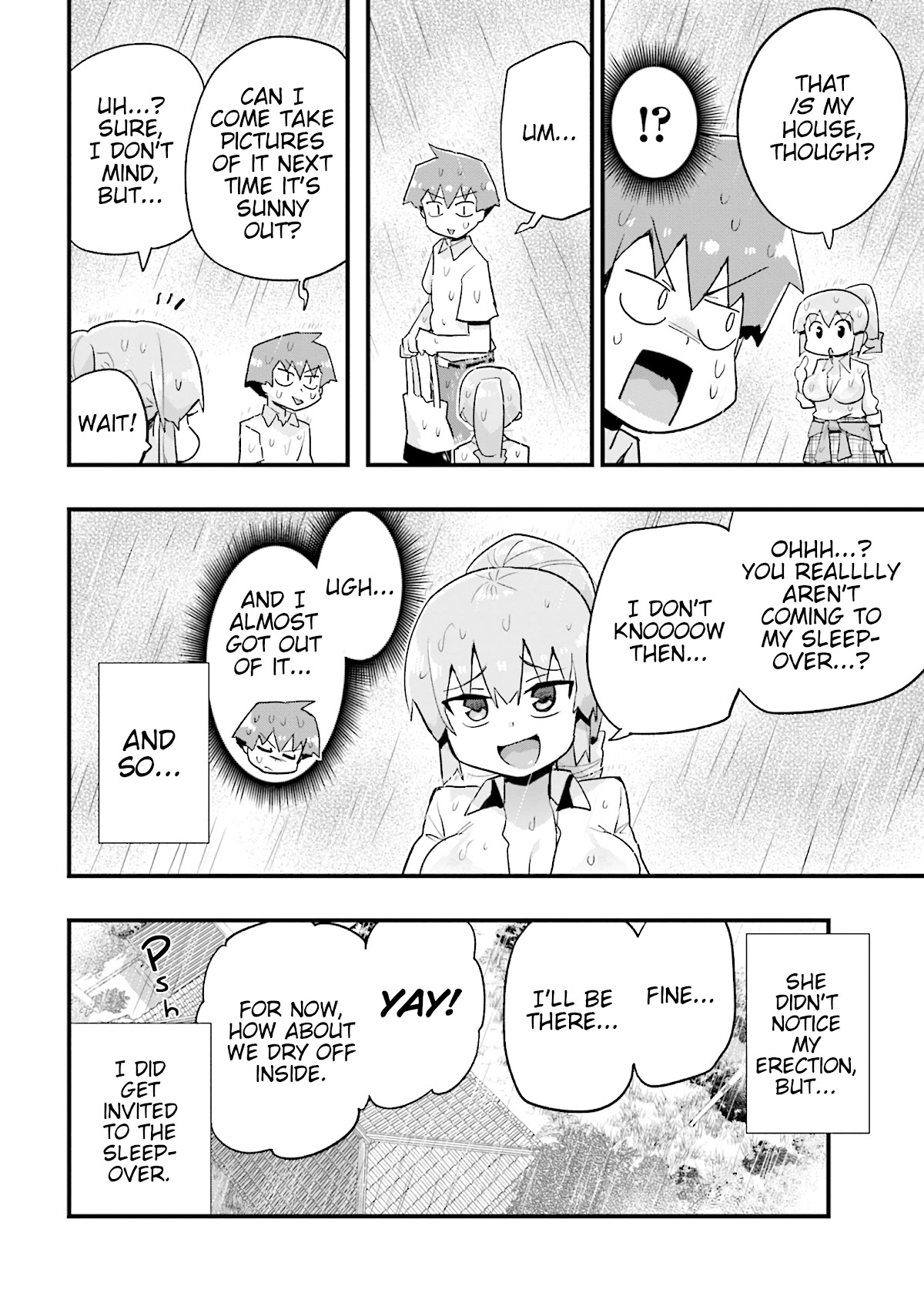 Uso-Bitch Senpai - Chapter 18: Senpai, Rain, & The Bus Stop