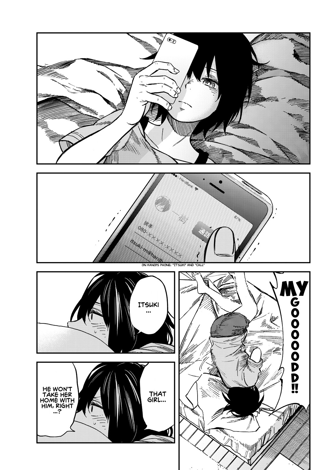 Kanojyo Wa Rokurokubi - Chapter 9 : Too Wet