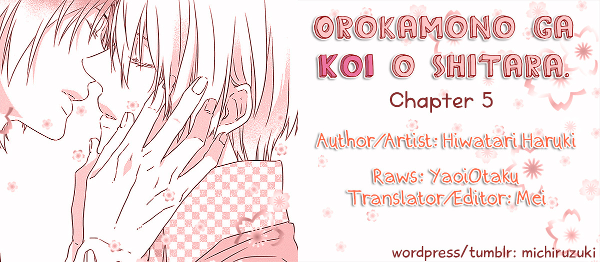 Orokamono Ga Koi O Shitara - Vol.1 Chapter 5