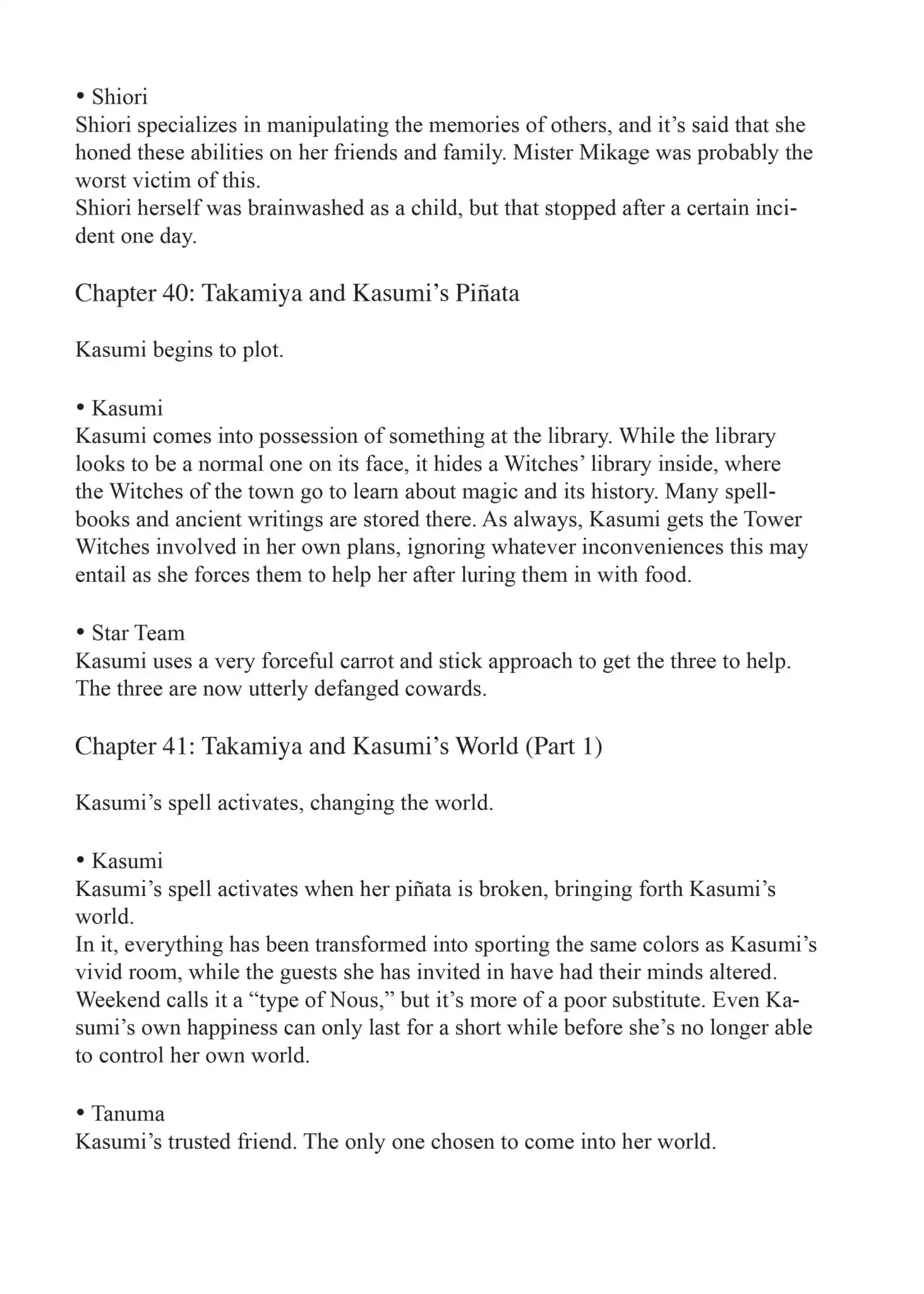 Witchcraft Works - Vol.9 Extras