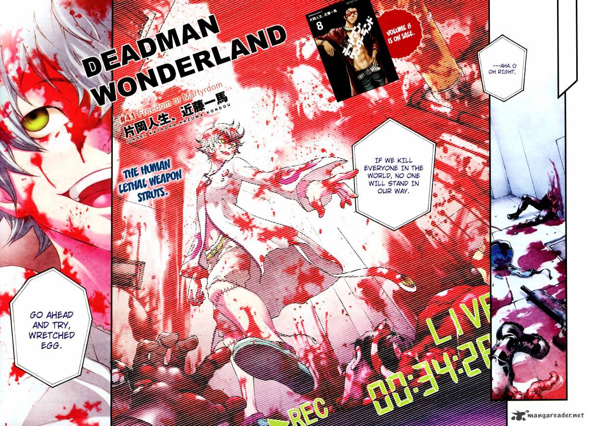 Deadman Wonderland - Chapter 41 : Freedom Or Martyrdom