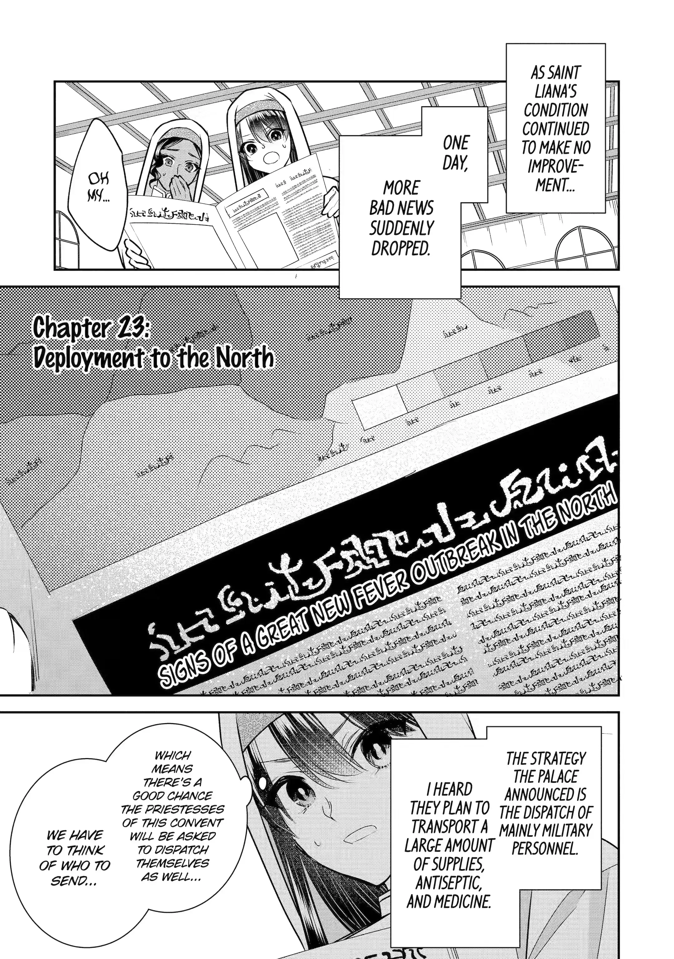 Seijo No Hazu Ga, Douyara Nottoraremashita - Chapter 23-1