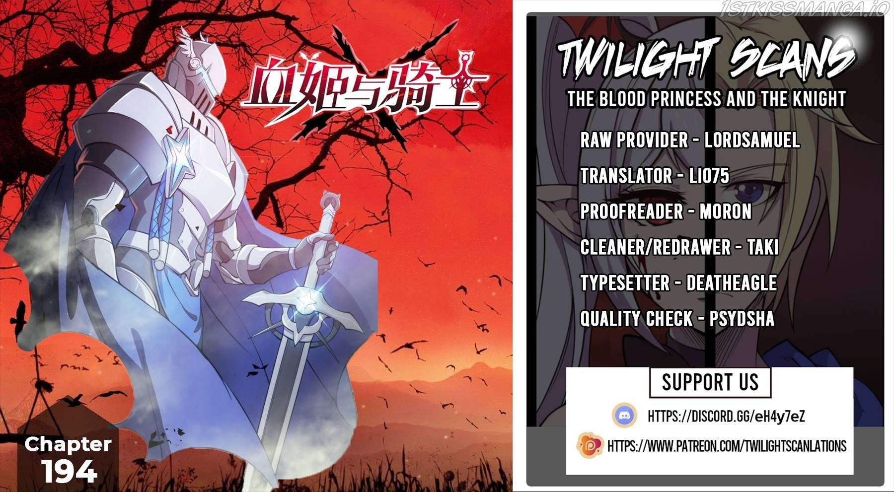 The Blood Princess And The Knight - Chapter 194