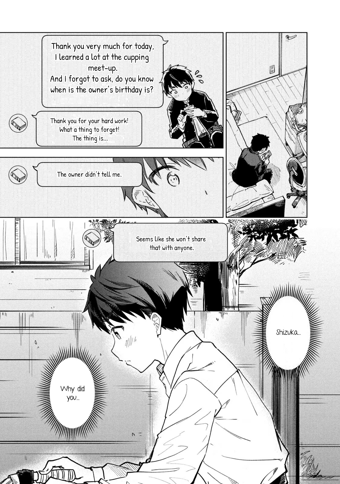 Coffee Wo Shizuka Ni - Vol.2 Chapter 10.1: Cup 10 Part 1