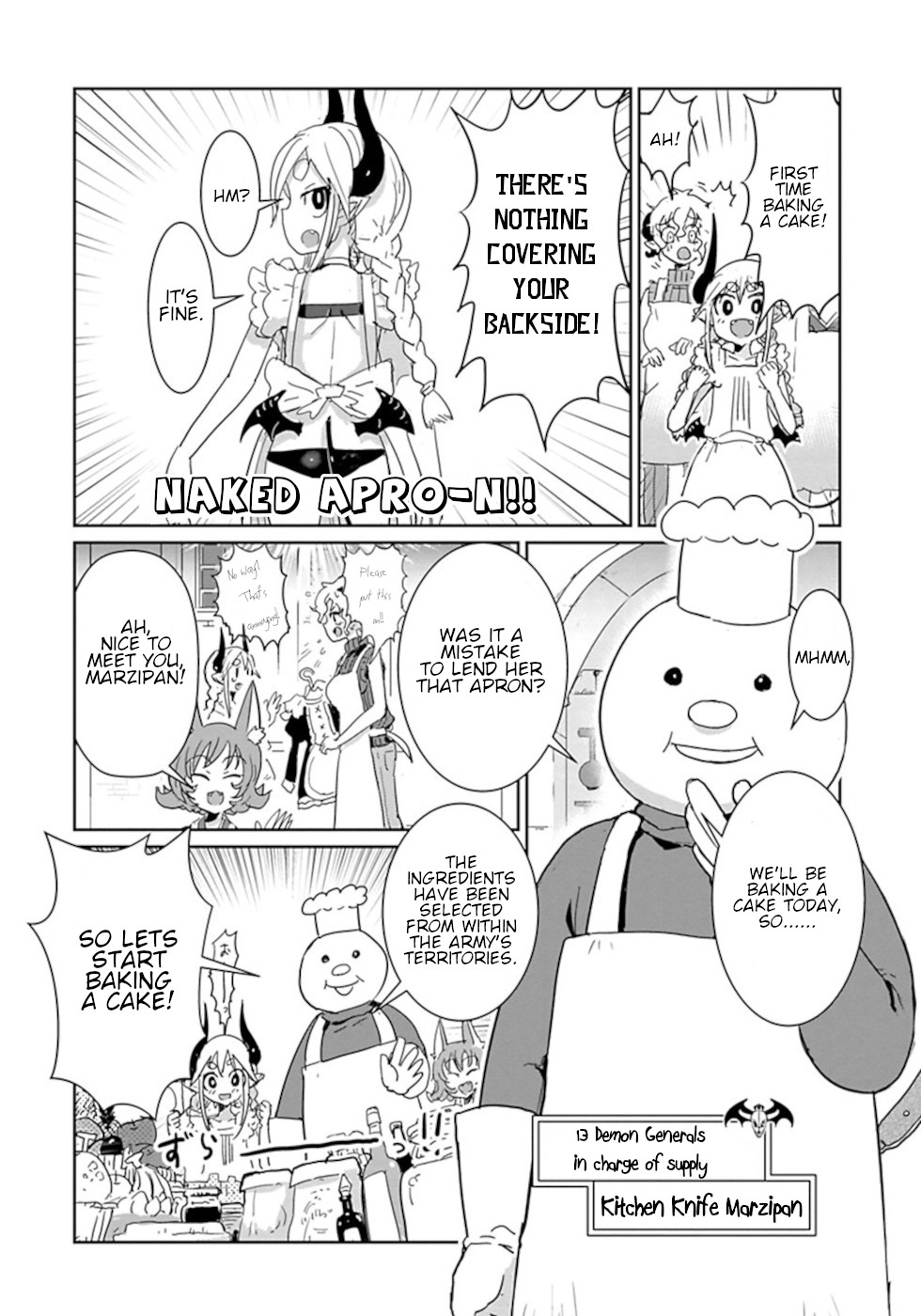 Don't Cry Maou-Chan - Chapter 42: Demon Lords Castle Cake Baking