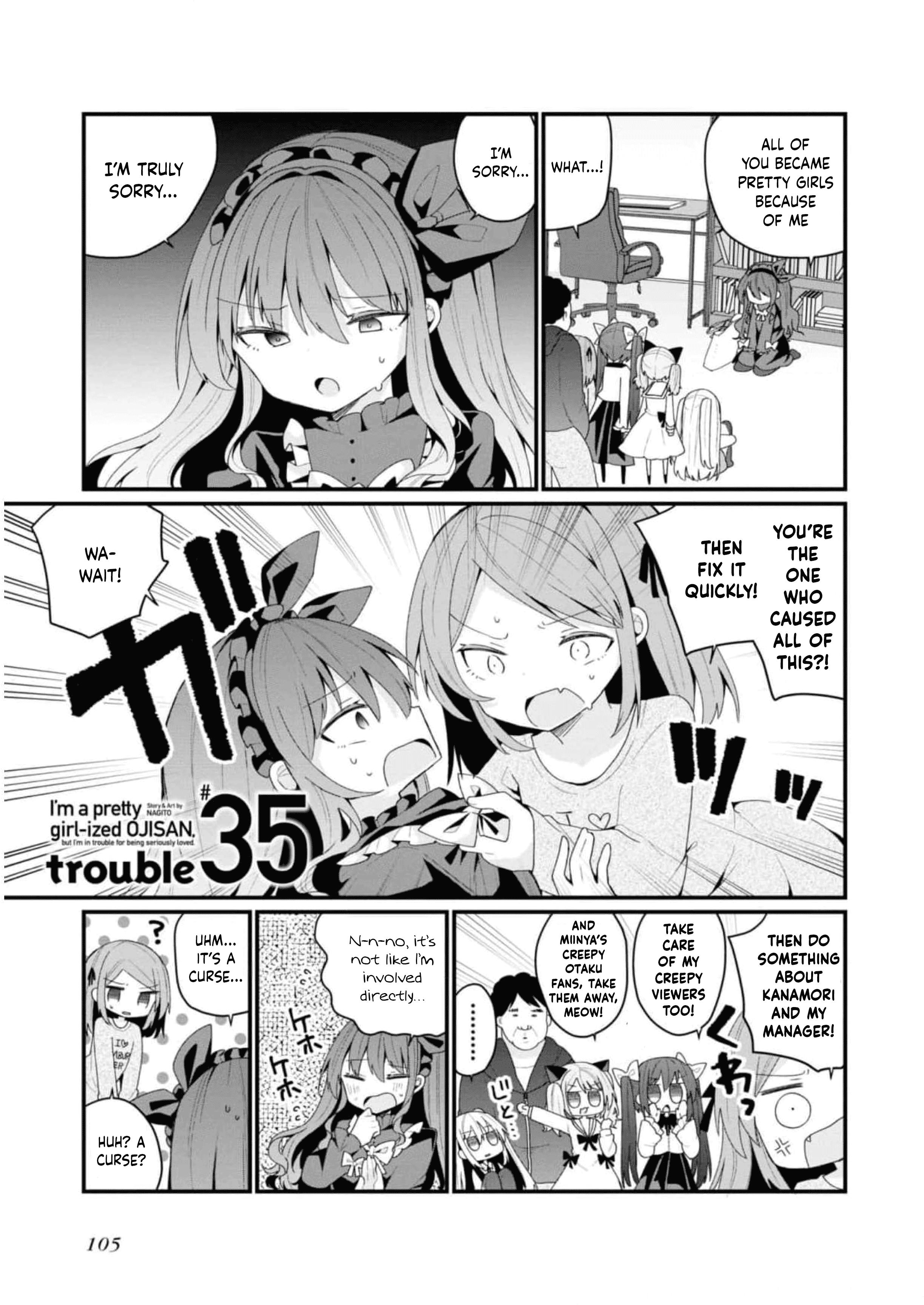 Bishoujokashita Oji-San Dakedo, Gachi Koi Sarete Komattemasu - Vol.4 Chapter 35: Trouble 35