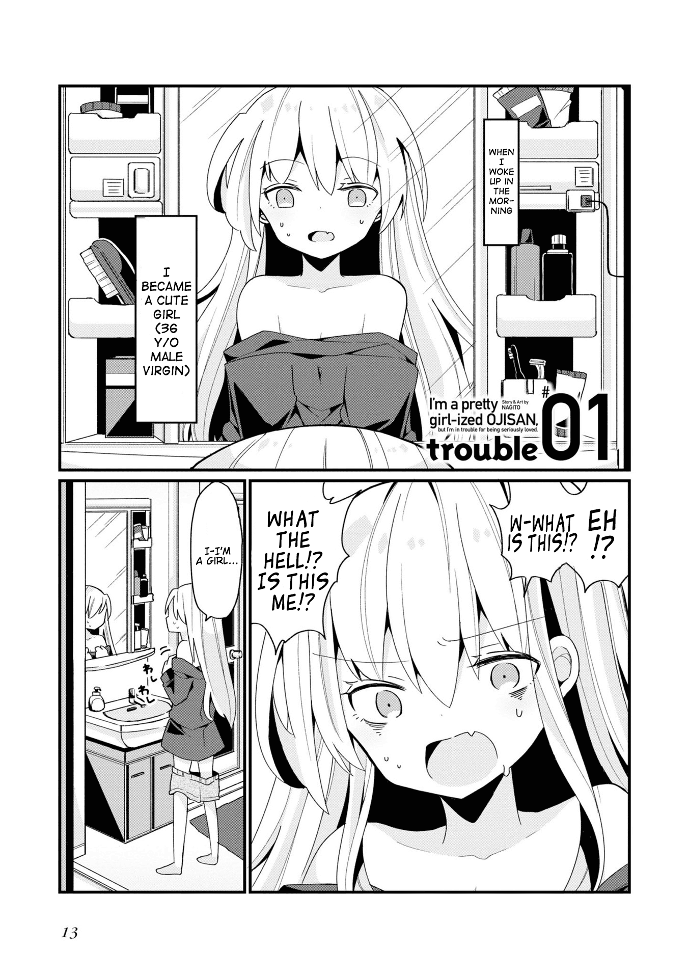 Bishoujokashita Oji-San Dakedo, Gachi Koi Sarete Komattemasu - Vol.1 Chapter 1: Trouble 01