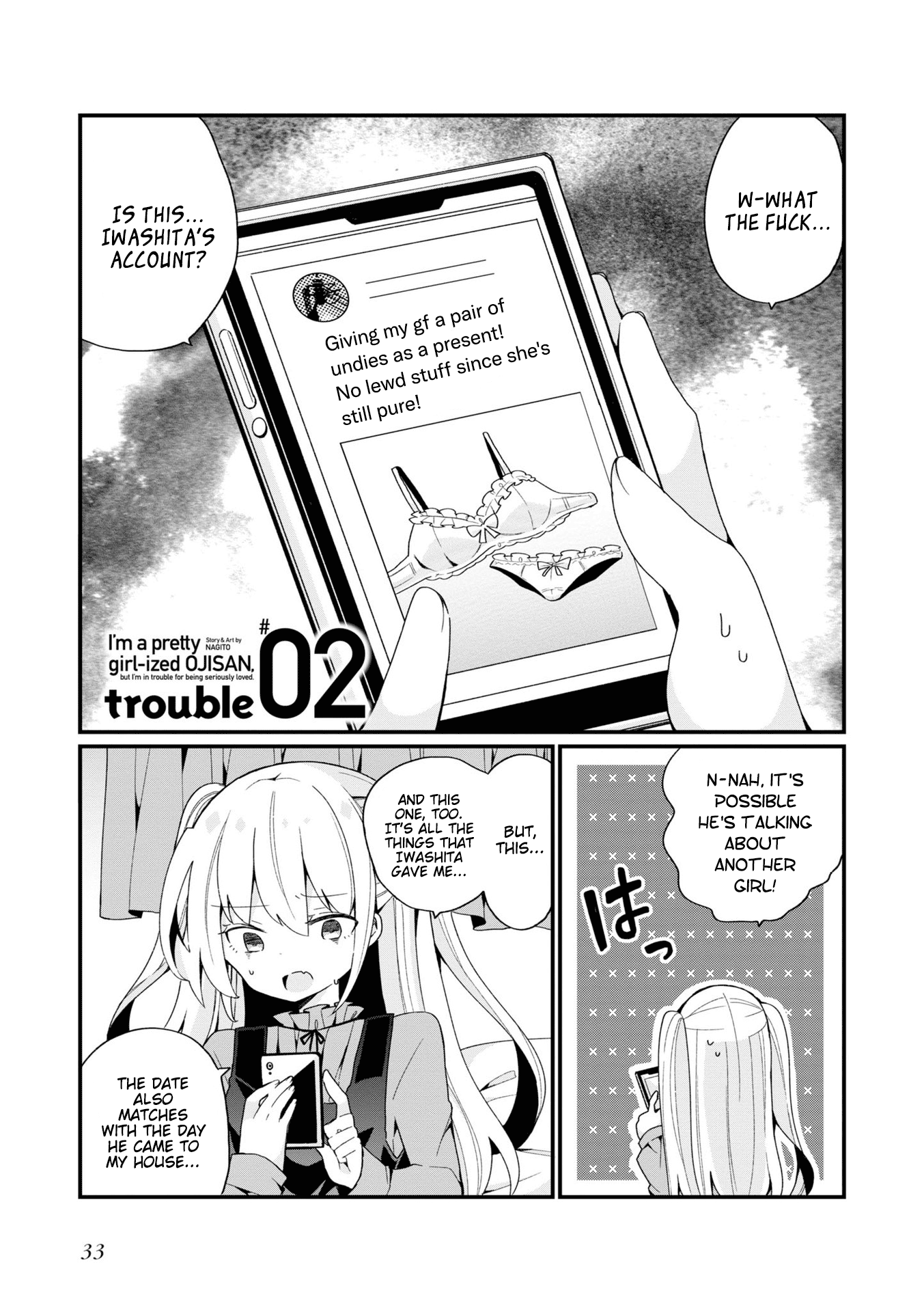 Bishoujokashita Oji-San Dakedo, Gachi Koi Sarete Komattemasu - Vol.1 Chapter 2: Trouble 02