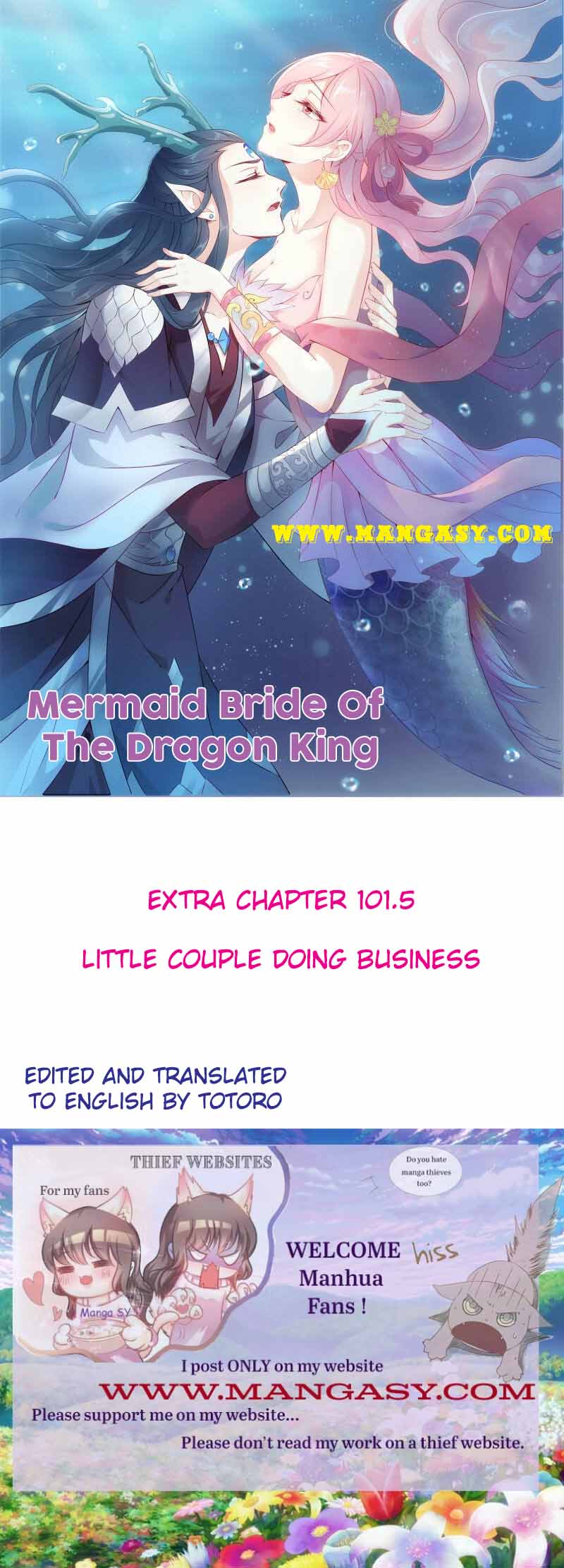 Mermaid Bride Of The Dragon King - Chapter101.5-Little Couple Doing Business