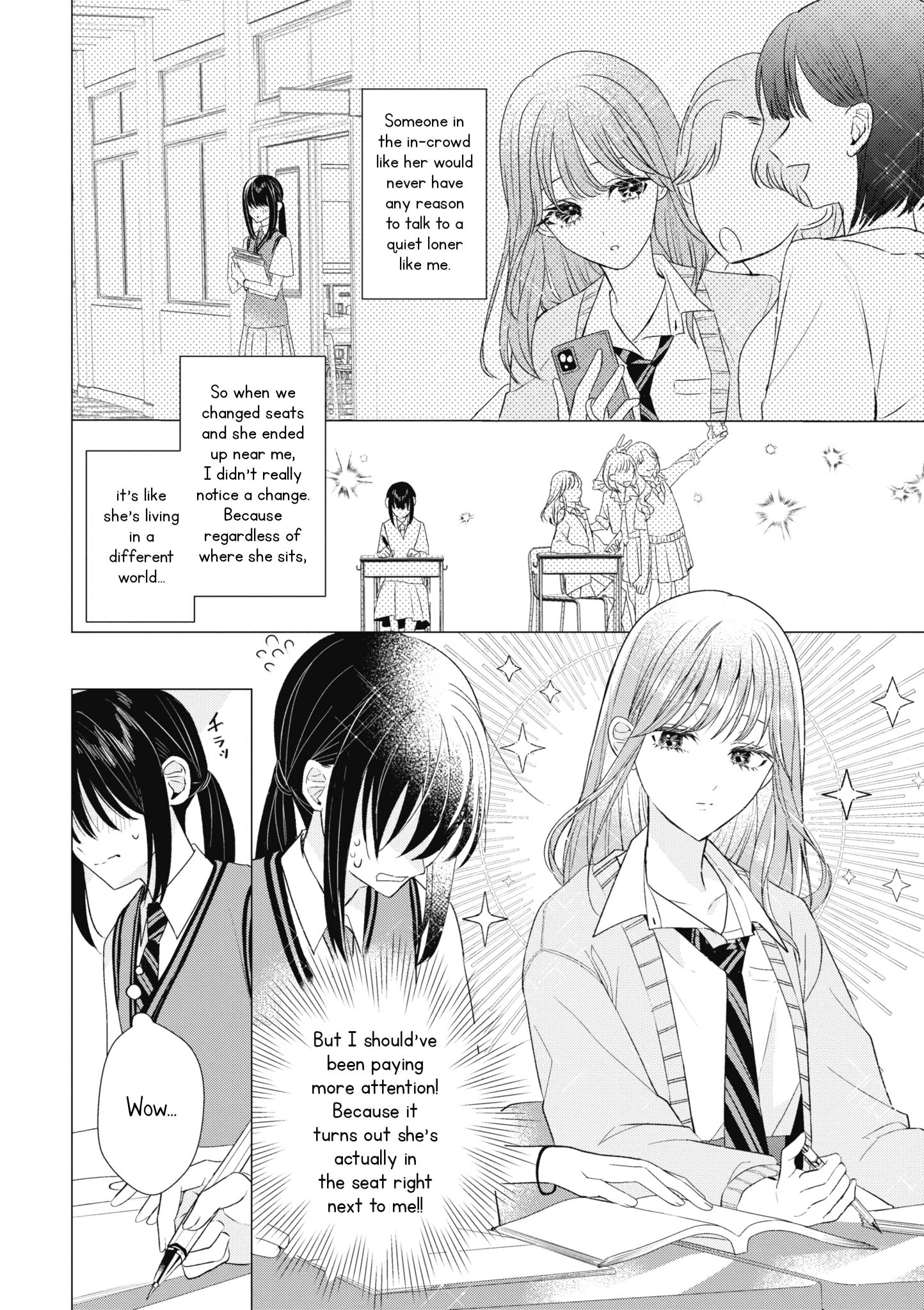 Tonari No Seki Ga Suki Na Hito Datta Gakusei Yuri Anthology - Chapter 1: The Cute Girl Sitting Next To Me (Nekotarou)