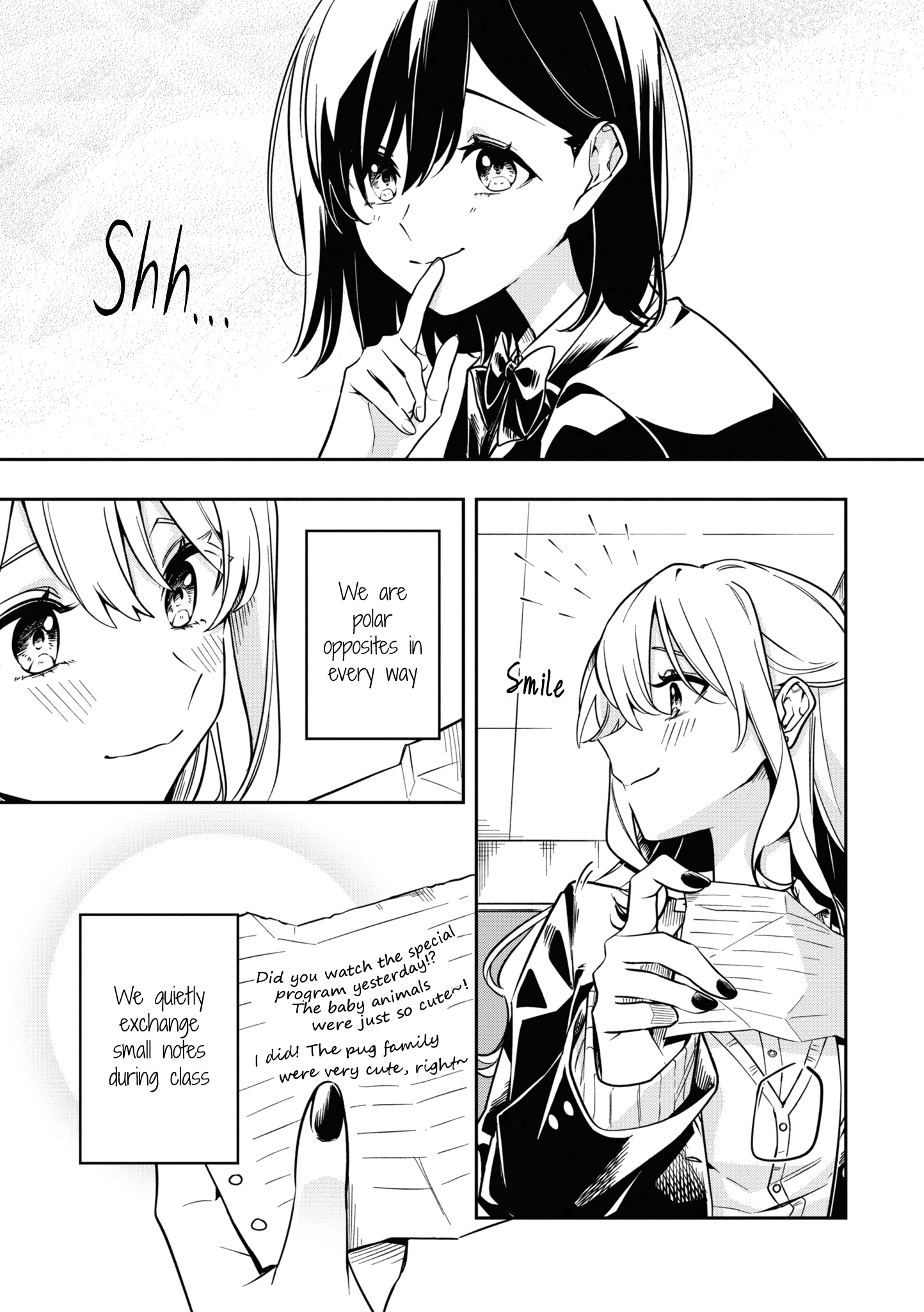 Tonari No Seki Ga Suki Na Hito Datta Gakusei Yuri Anthology - Chapter 2: A One-Word Love Letter (Kashikaze)