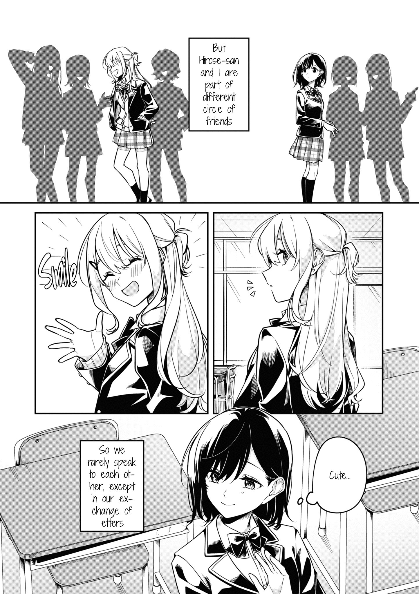 Tonari No Seki Ga Suki Na Hito Datta Gakusei Yuri Anthology - Chapter 2: A One-Word Love Letter (Kashikaze)