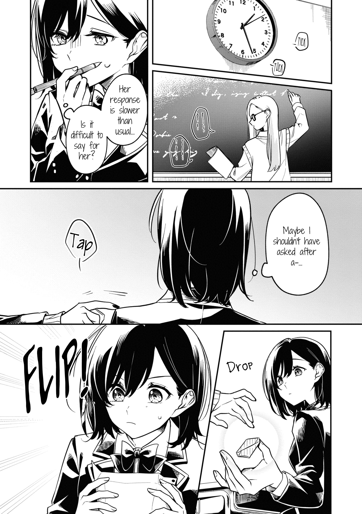 Tonari No Seki Ga Suki Na Hito Datta Gakusei Yuri Anthology - Chapter 2: A One-Word Love Letter (Kashikaze)