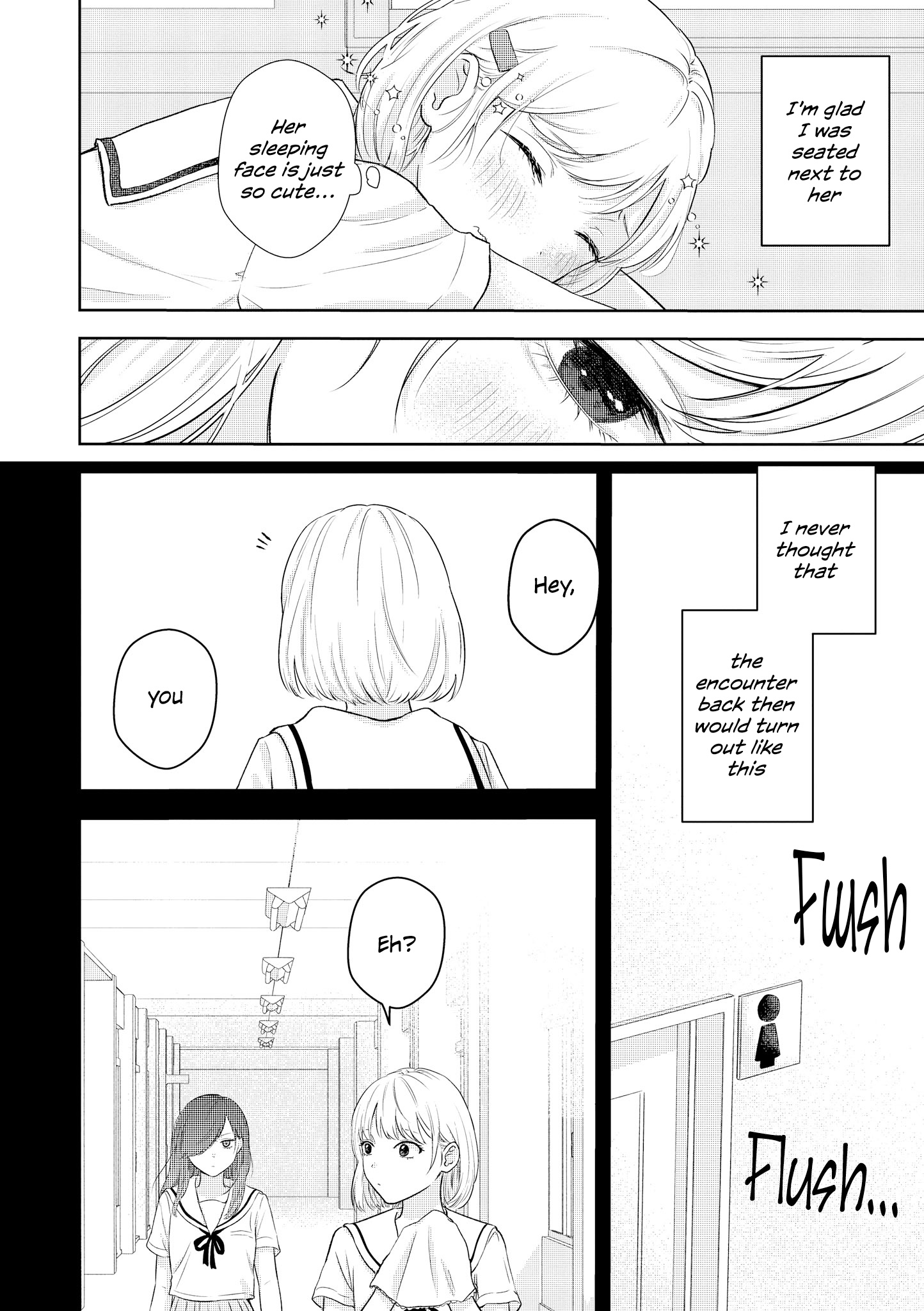 Tonari No Seki Ga Suki Na Hito Datta Gakusei Yuri Anthology - Vol.1 Chapter 5: The Distance Between You And Me (Amazaki Suika)