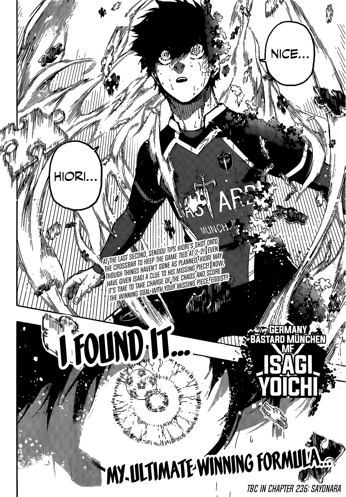 Blue Lock - Chapter 235: The Reason You Were Born