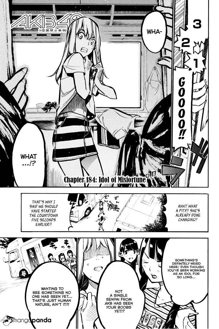 Akb49 - Renai Kinshi Jourei - Chapter 184 : Idol Of Misfortune