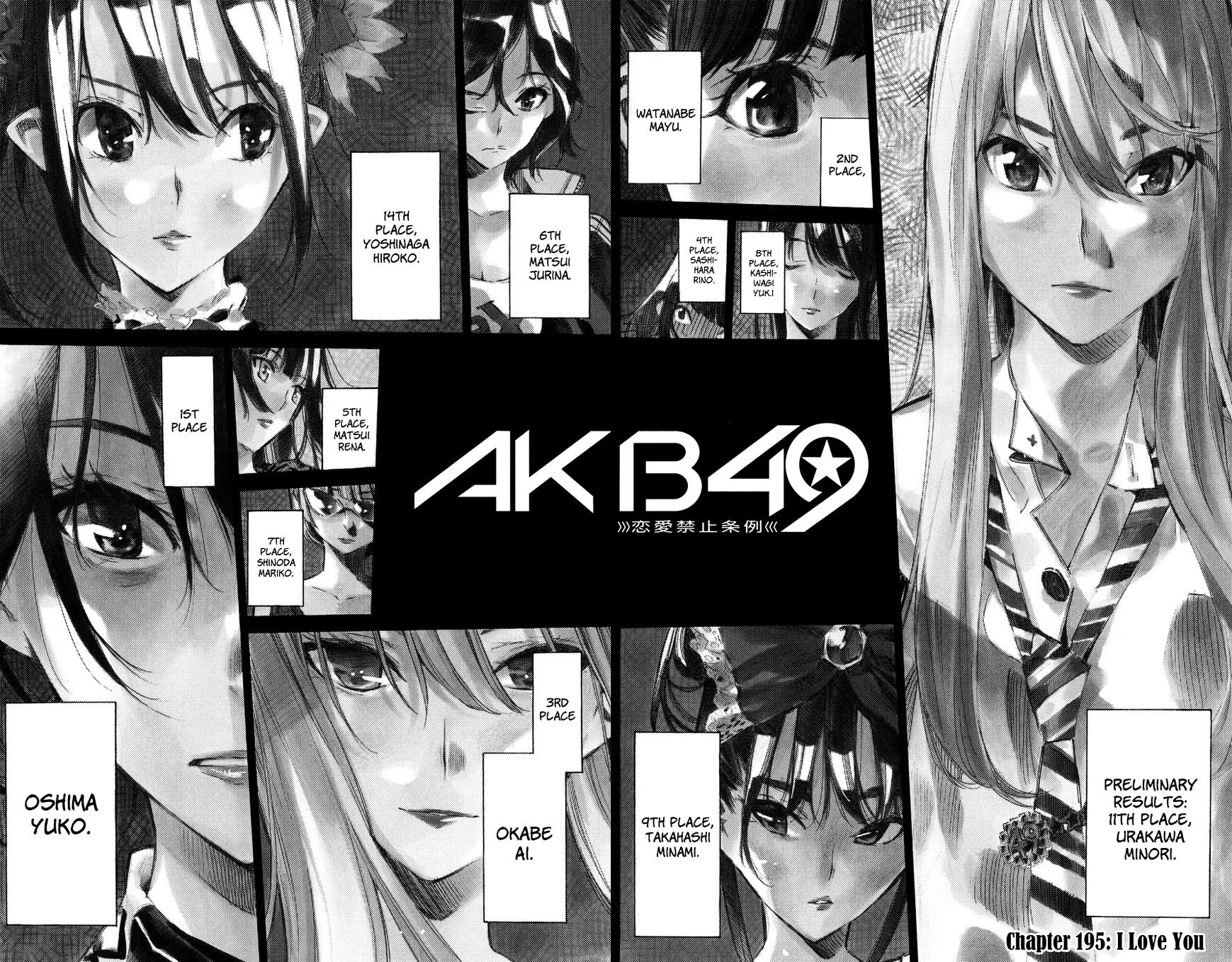 Akb49 - Renai Kinshi Jourei - Chapter 195 : I Love You