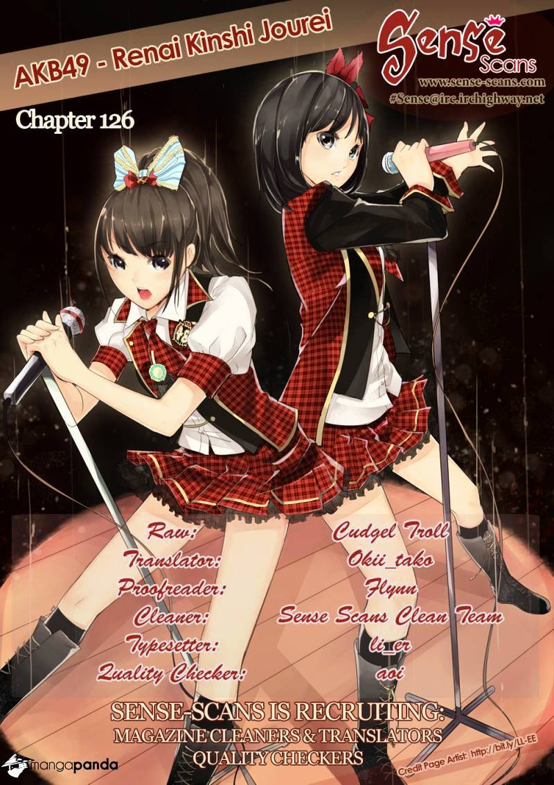 Akb49 - Renai Kinshi Jourei - Chapter 126 : The Color Of One S Hair