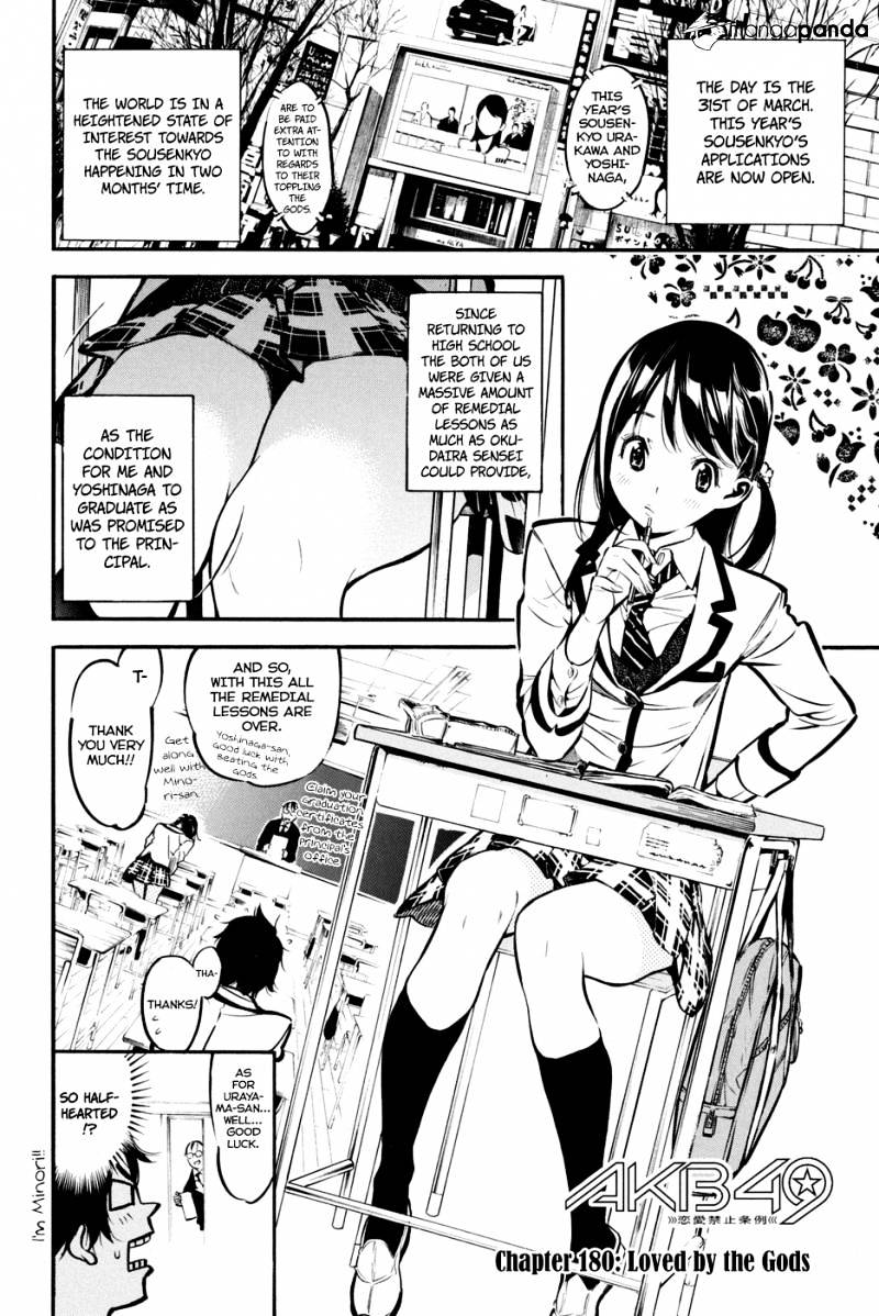 Akb49 - Renai Kinshi Jourei - Chapter 180 : Loved By The God Of Idols