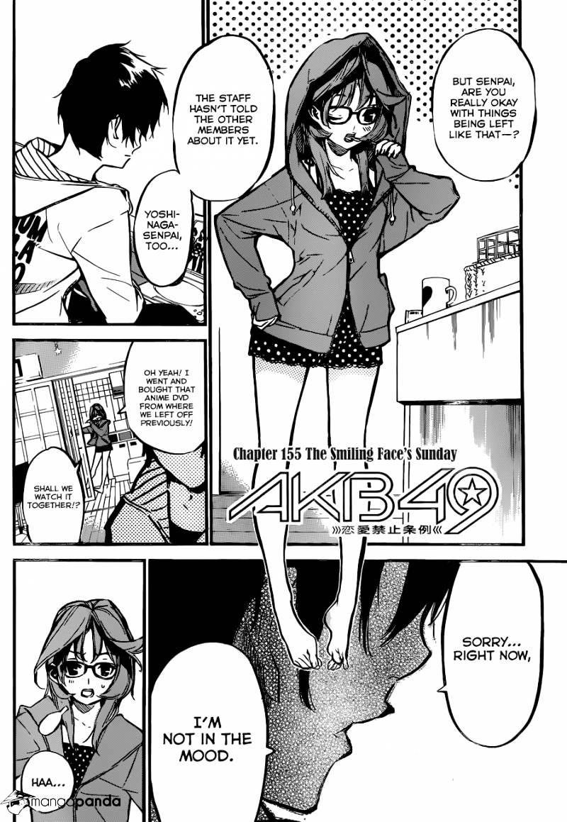 Akb49 - Renai Kinshi Jourei - Chapter 155 : The Smiling Face S Sunday Punch