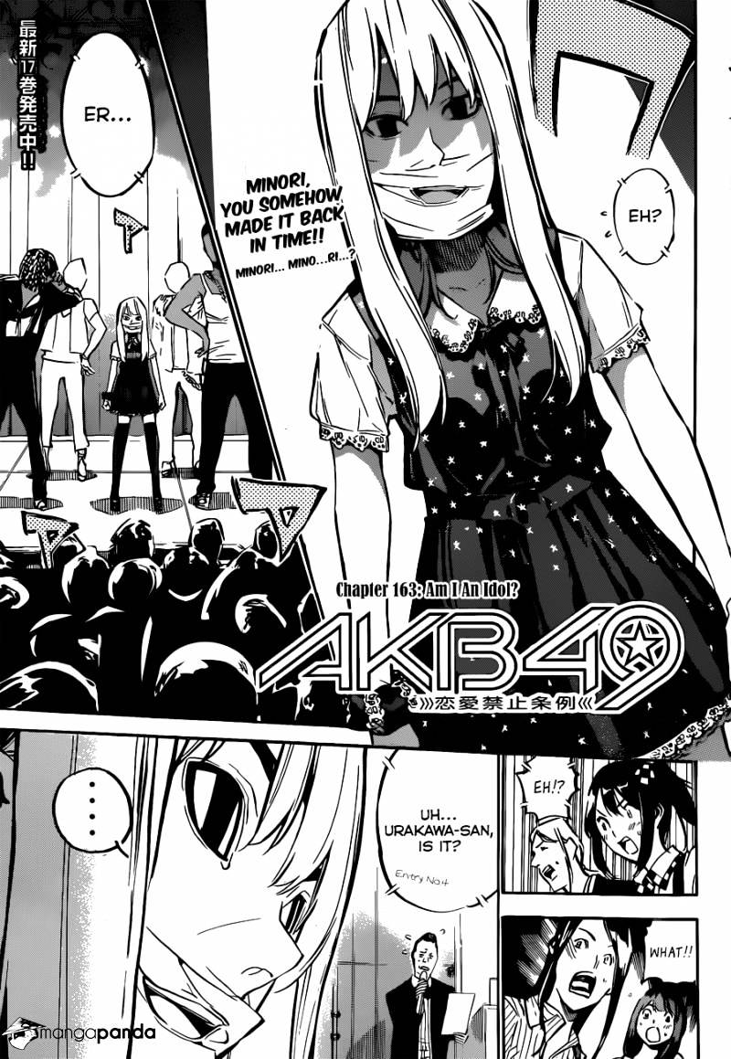 Akb49 - Renai Kinshi Jourei - Chapter 163 : Am I An Idol