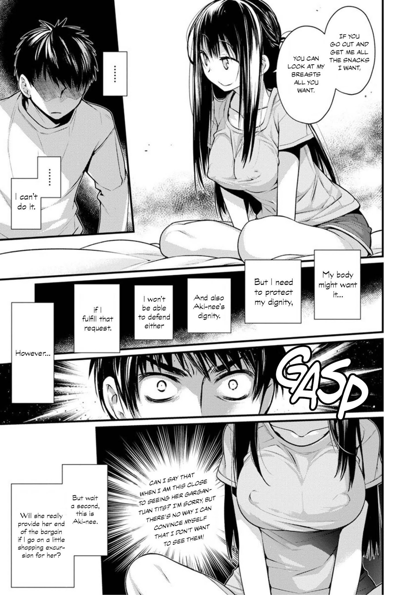 Show Me Your Boobies And Look Embarrassed! - Chapter 1: I Can't Oppose Onee-San