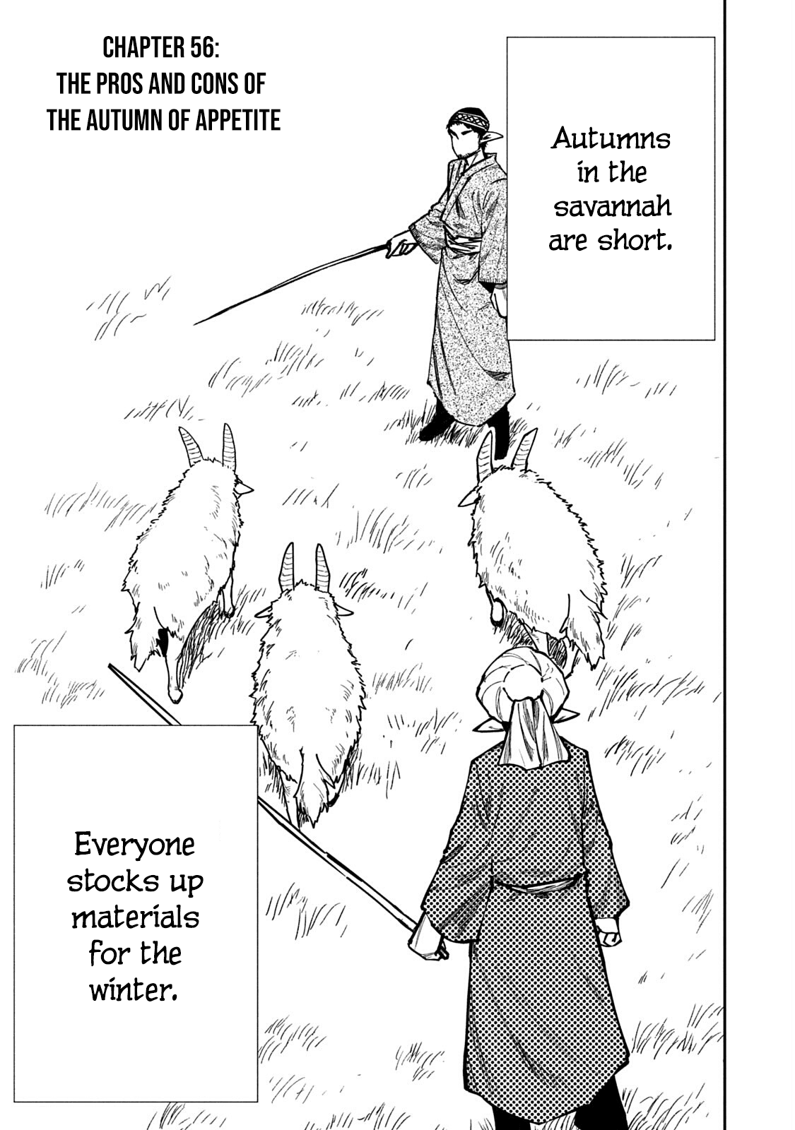 Mazumeshi Elf To Youbokugurashi - Chapter 56: The Pros And Cons Of The Autumn Of Appetite