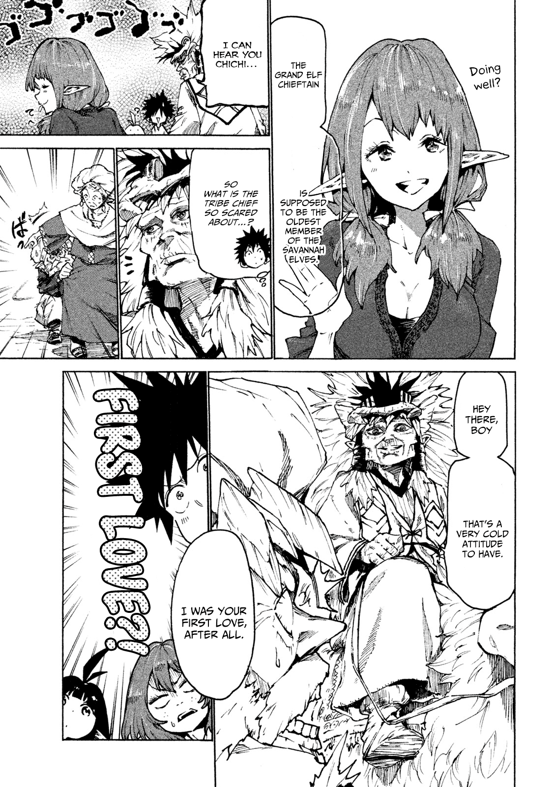 Mazumeshi Elf To Youbokugurashi - Chapter 24: Grand Elf Chieftain