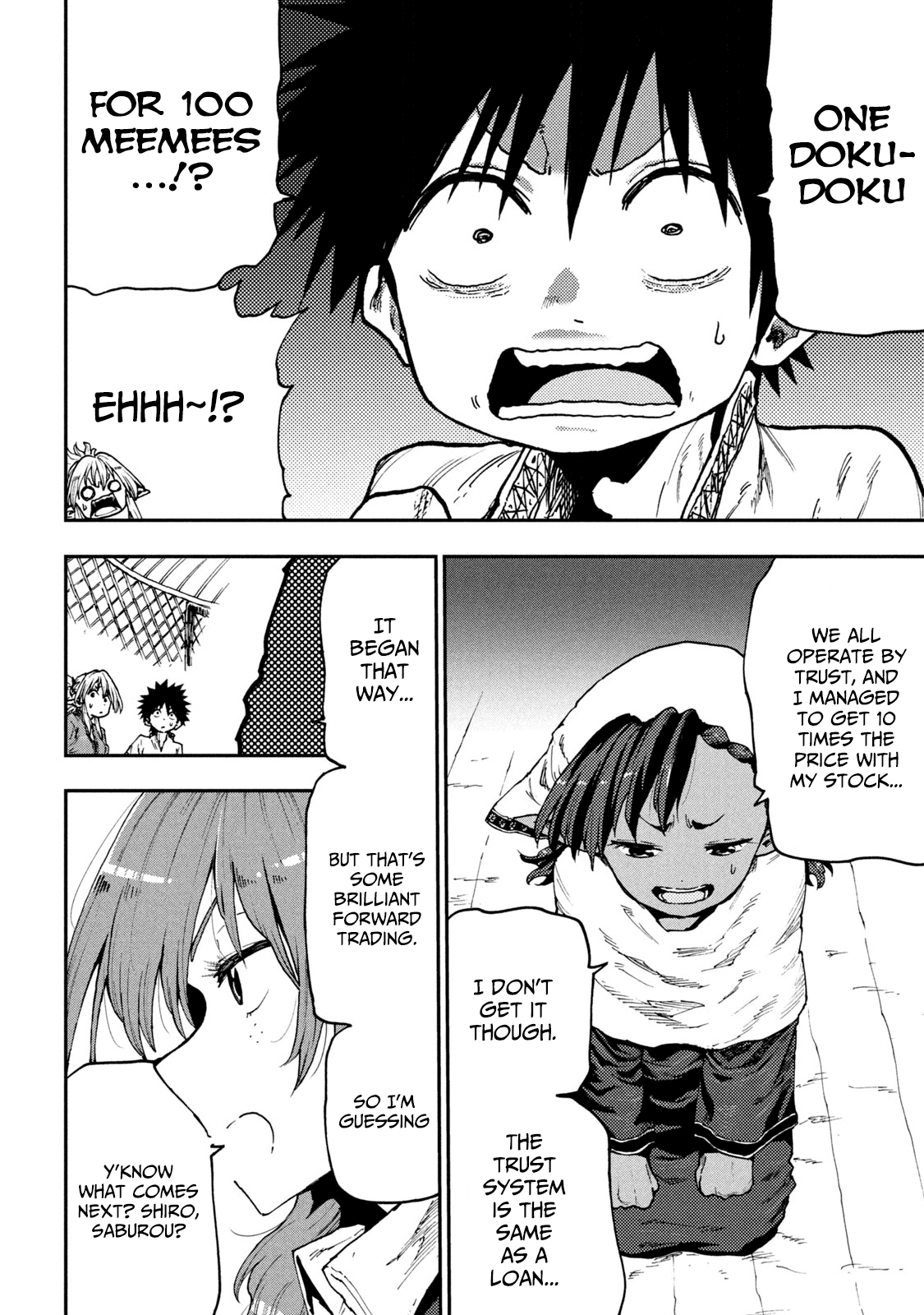 Mazumeshi Elf To Youbokugurashi - Chapter 51: Dokudoku Bubble!?