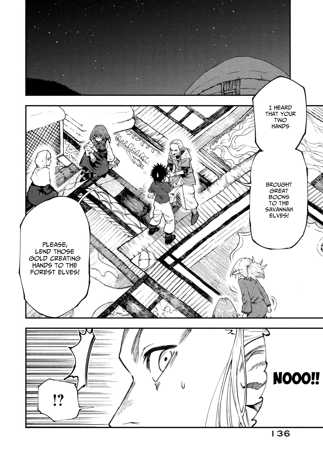 Mazumeshi Elf To Youbokugurashi - Chapter 46