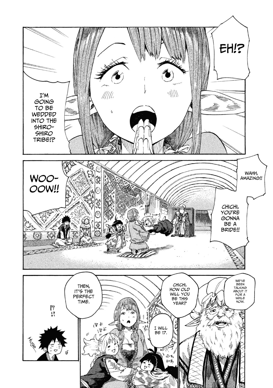 Mazumeshi Elf To Youbokugurashi - Chapter 3: The Worries Of A Wedded Girl