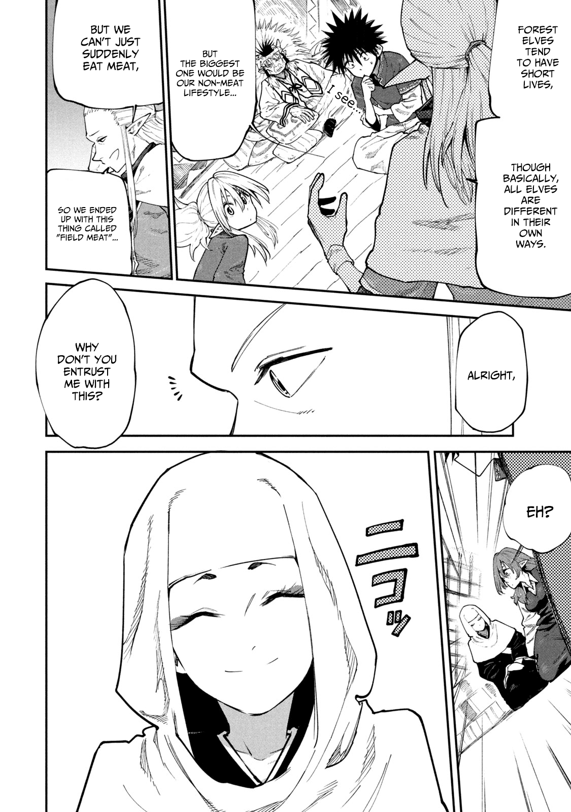 Mazumeshi Elf To Youbokugurashi - Chapter 45