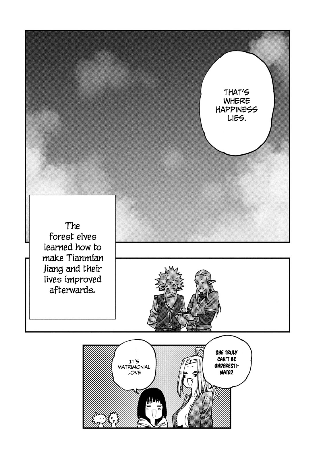 Mazumeshi Elf To Youbokugurashi - Chapter 54: A Place With Happiness