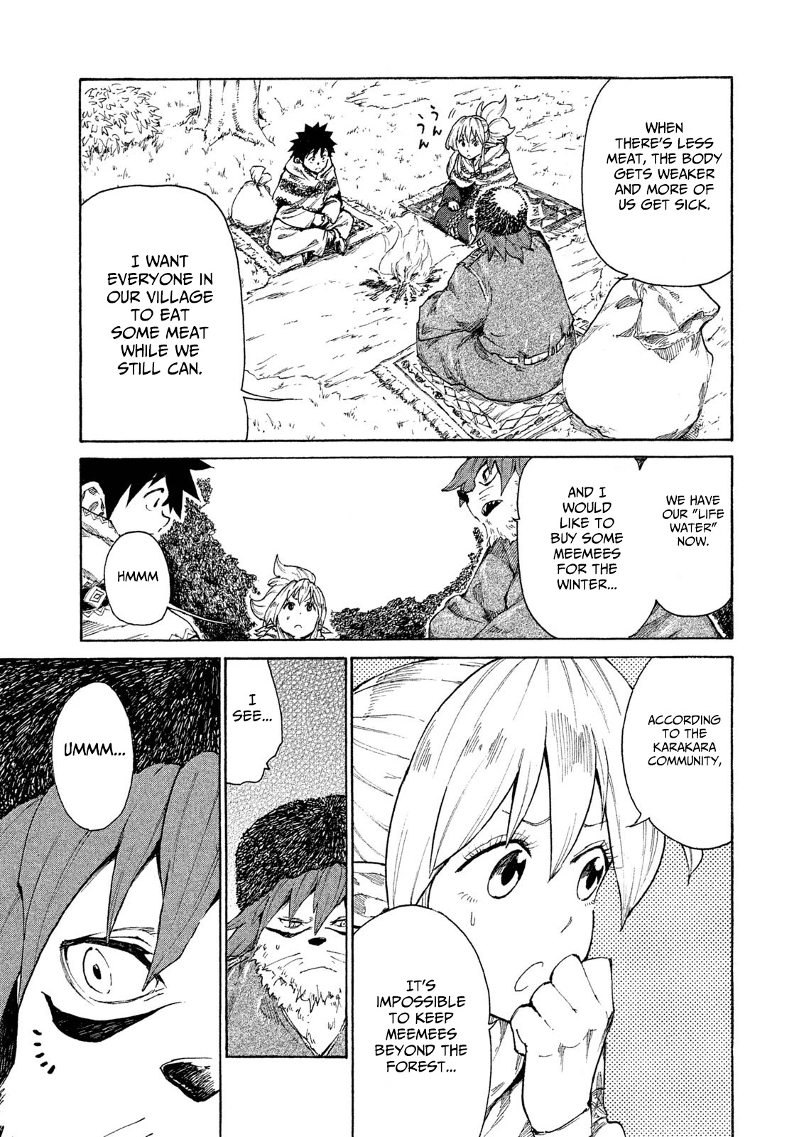 Mazumeshi Elf To Youbokugurashi - Chapter 7: The Wanwan Tribe And Winter