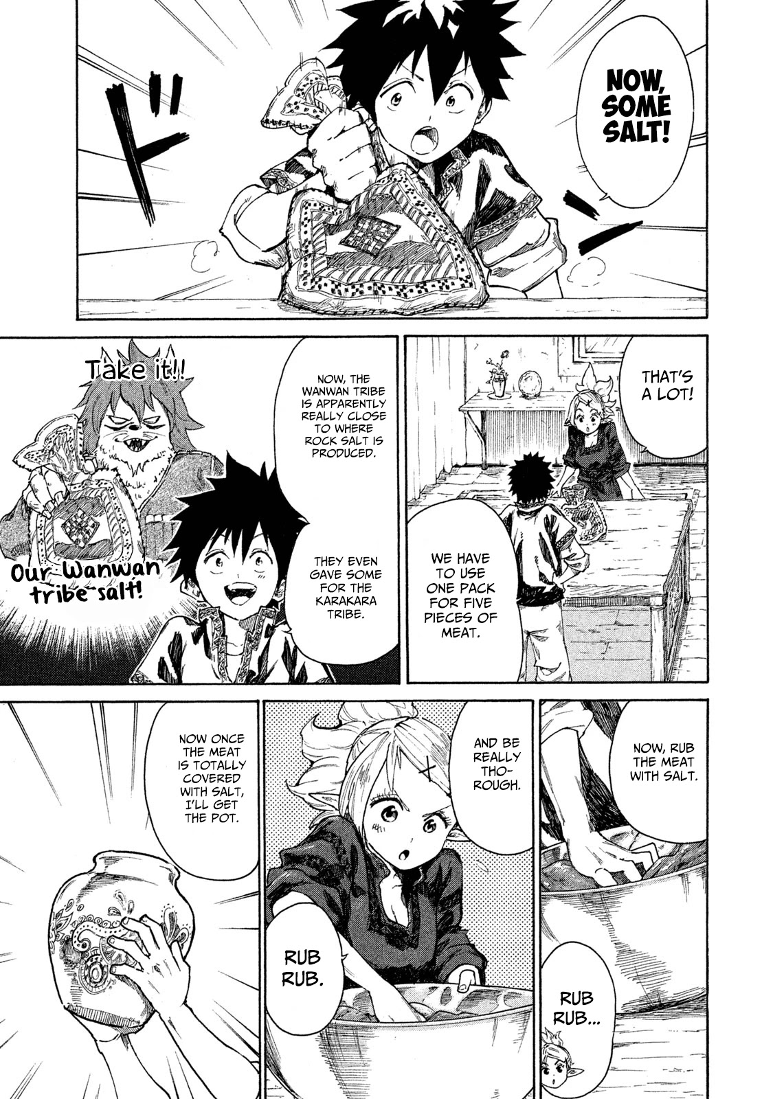 Mazumeshi Elf To Youbokugurashi - Chapter 7: The Wanwan Tribe And Winter