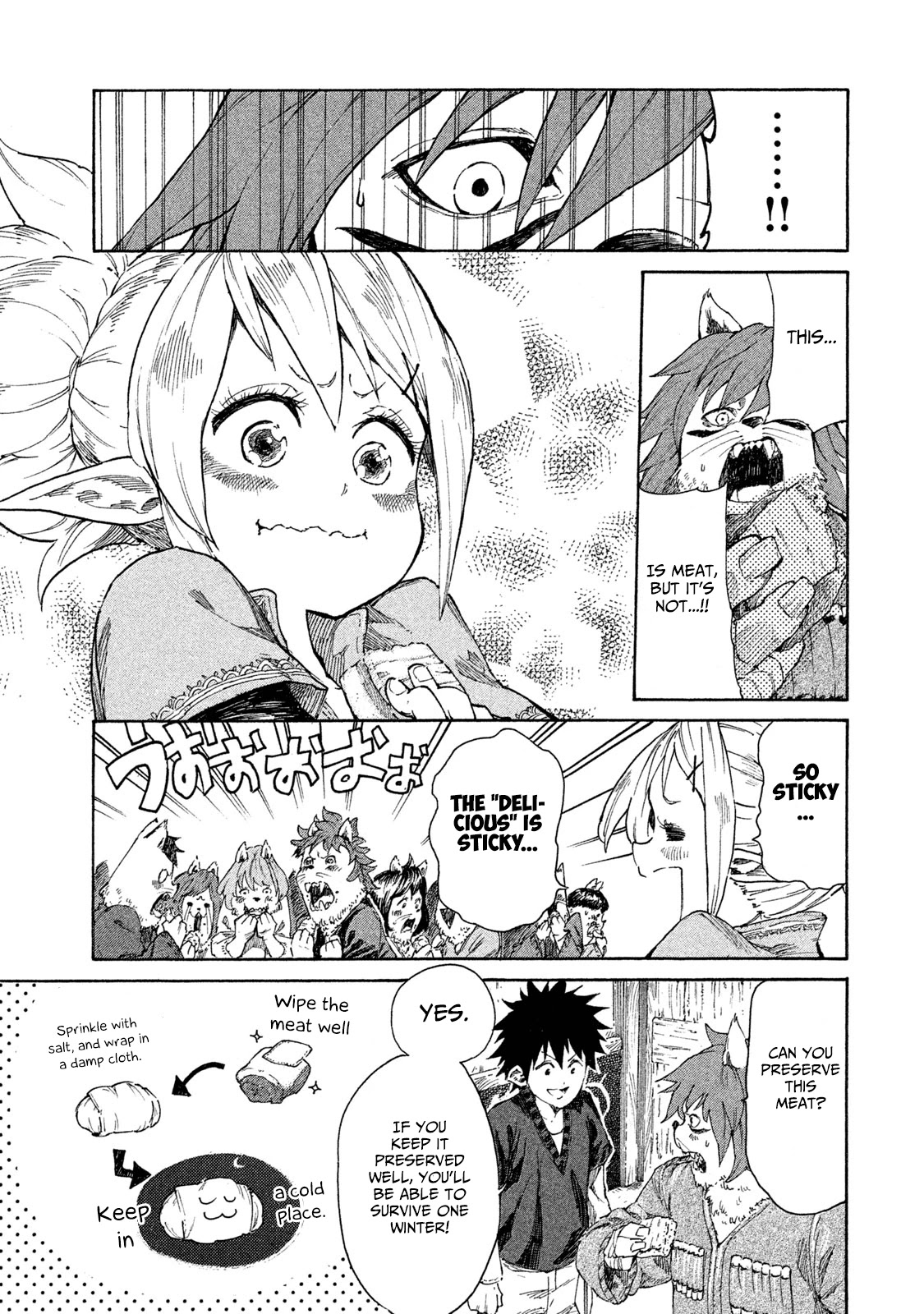 Mazumeshi Elf To Youbokugurashi - Chapter 7: The Wanwan Tribe And Winter