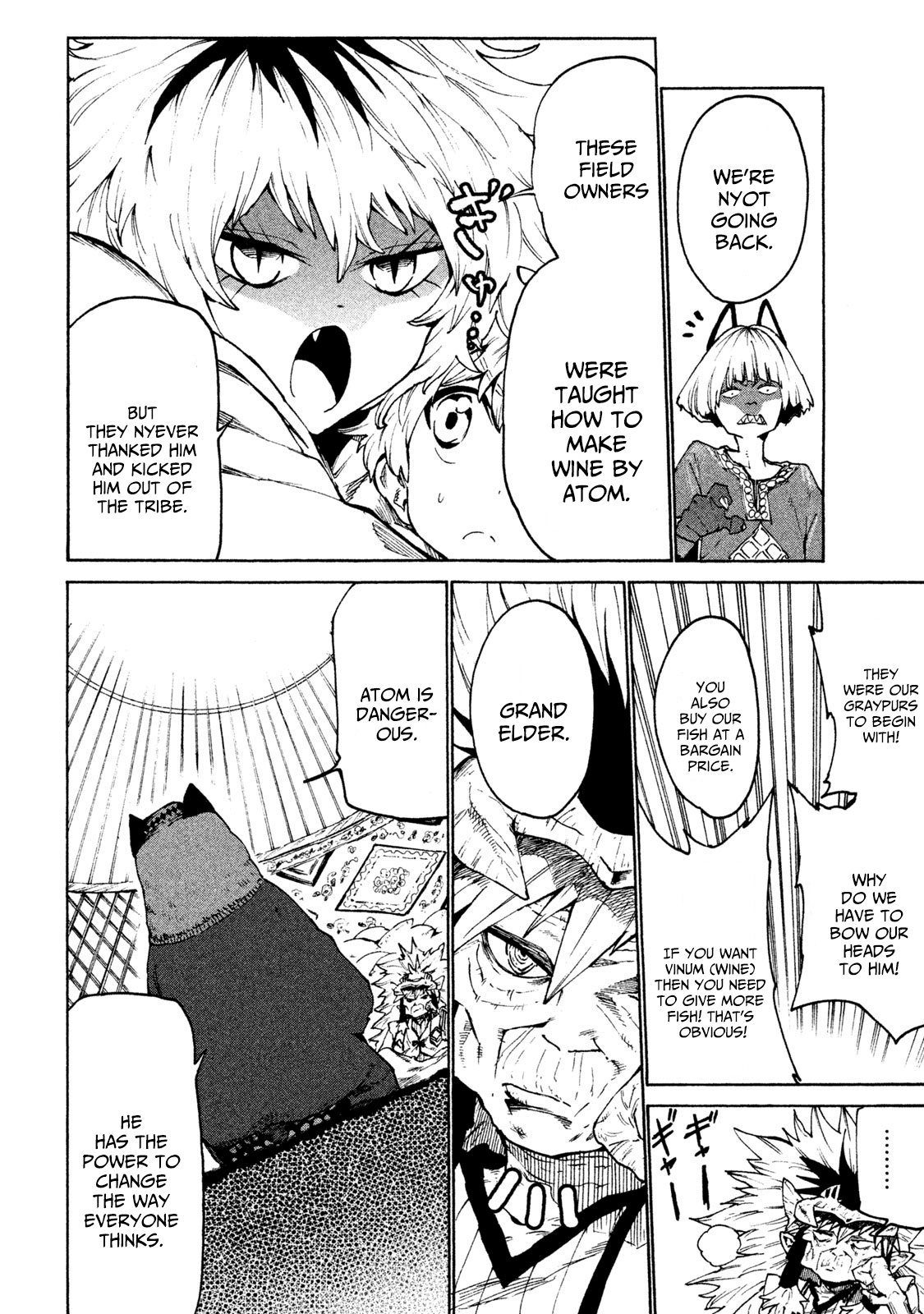 Mazumeshi Elf To Youbokugurashi - Chapter 25: Karakara Tribe And Myaumyau Tribe