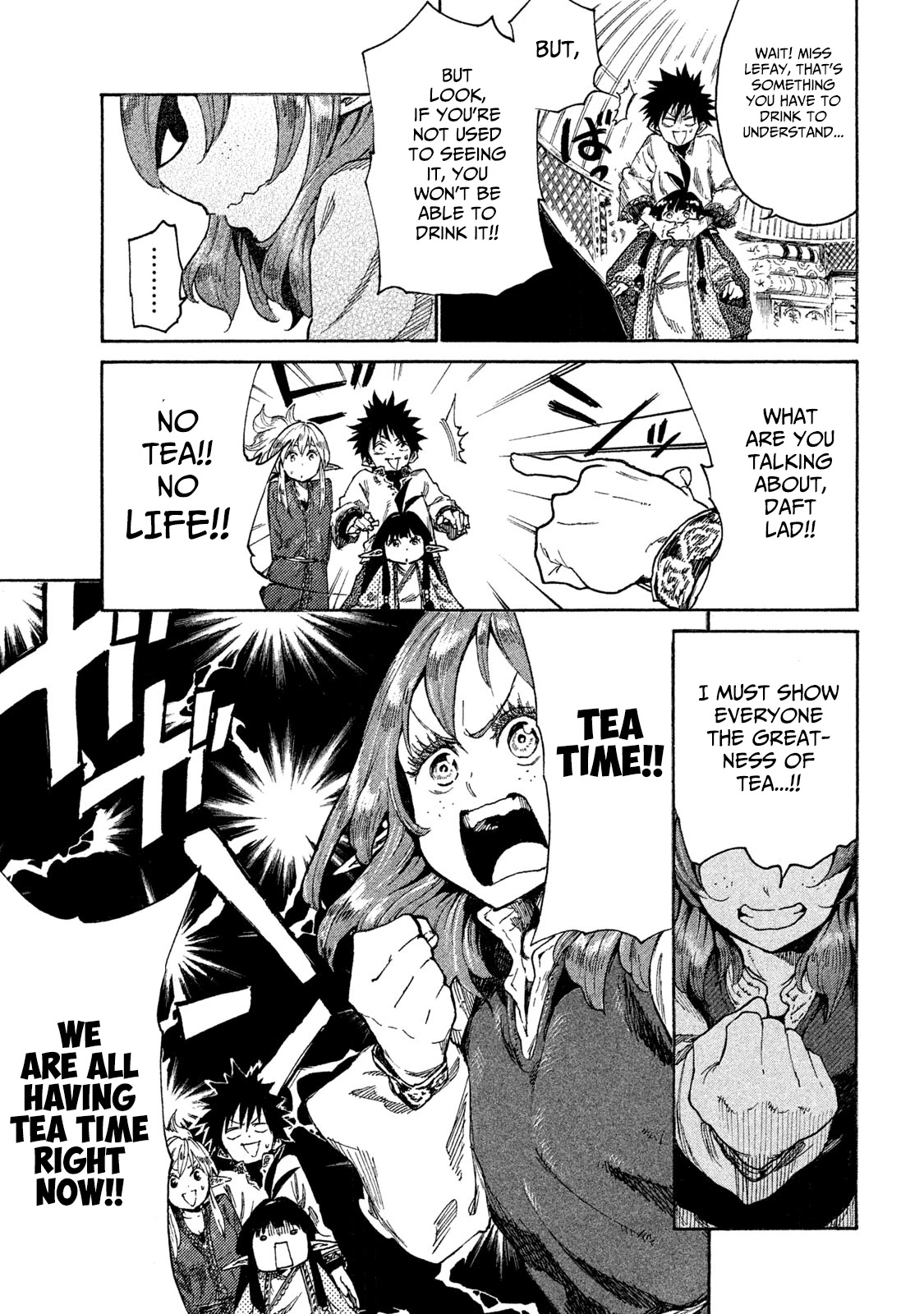 Mazumeshi Elf To Youbokugurashi - Chapter 12: Tea Time