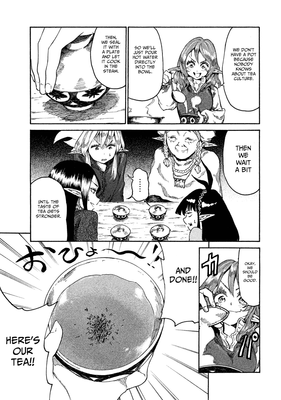 Mazumeshi Elf To Youbokugurashi - Chapter 12: Tea Time